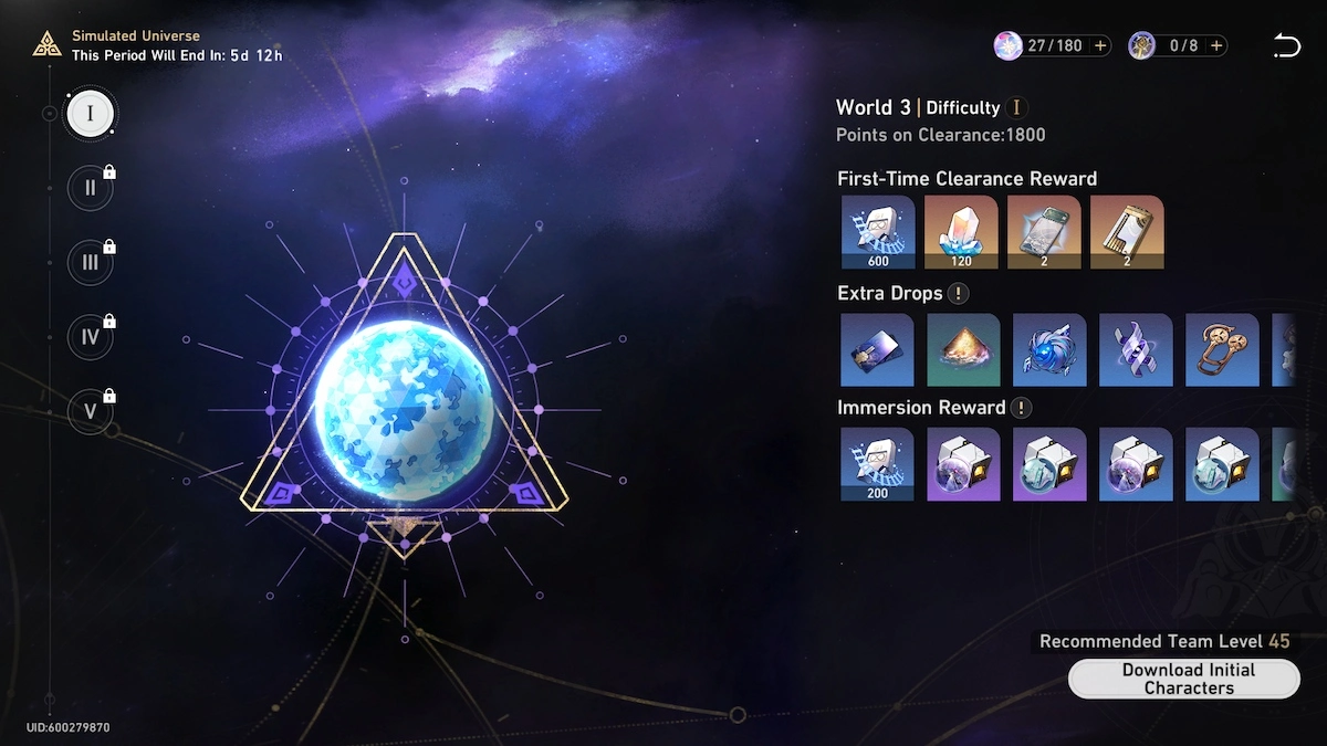 Univers simulé