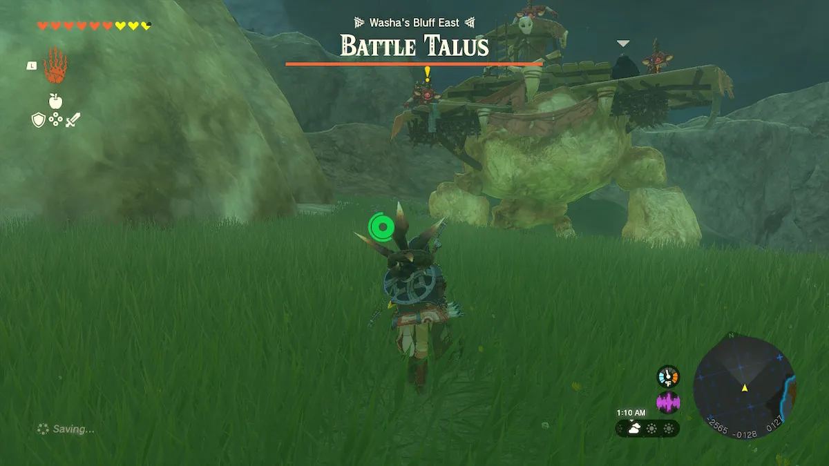 Les larmes du royaume Stone Battle Talus Bokoblins