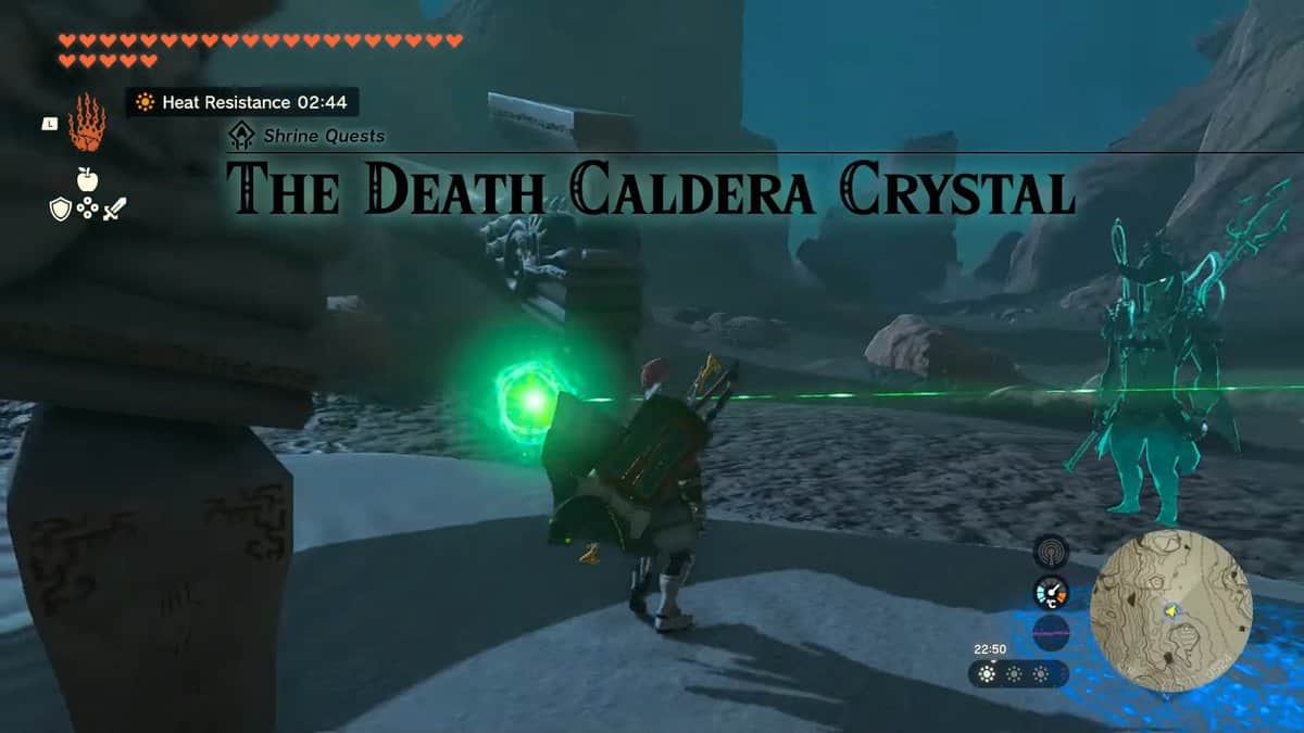 Le cristal de la caldeira de la mort - Zelda : Tears Of The Kingdom