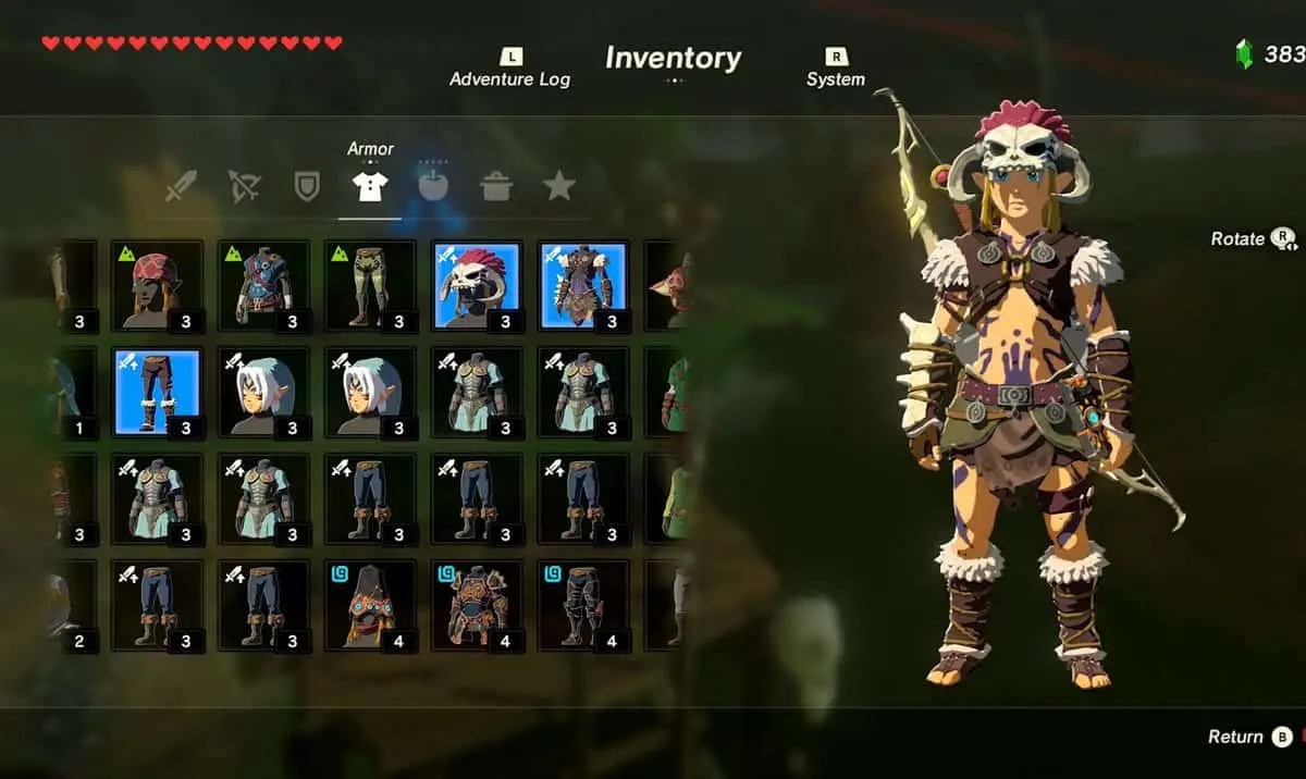 Zelda : Breath Of The Wild - Meilleure armure