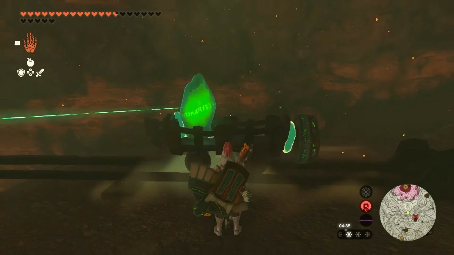 Zelda Tears of the Kingdom Le cristal de la caldeira de la mort