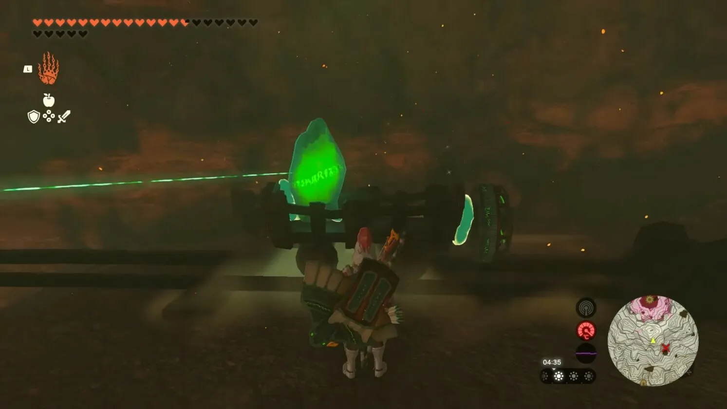 Zelda Tears of the Kingdom Le cristal de la caldeira de la mort