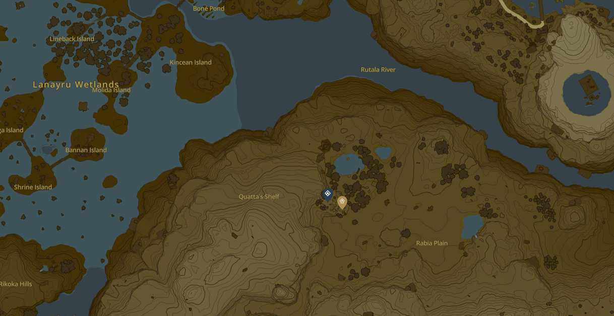 Zelda: Tears Of The Kingdom Teindre pour le trouver emplacement