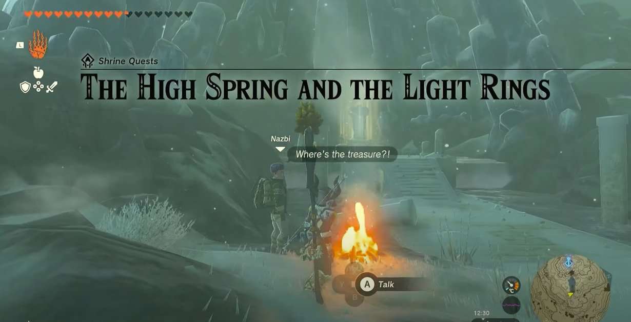 Le haut printemps et les anneaux de lumière - Zelda : Tears Of The Kingdom