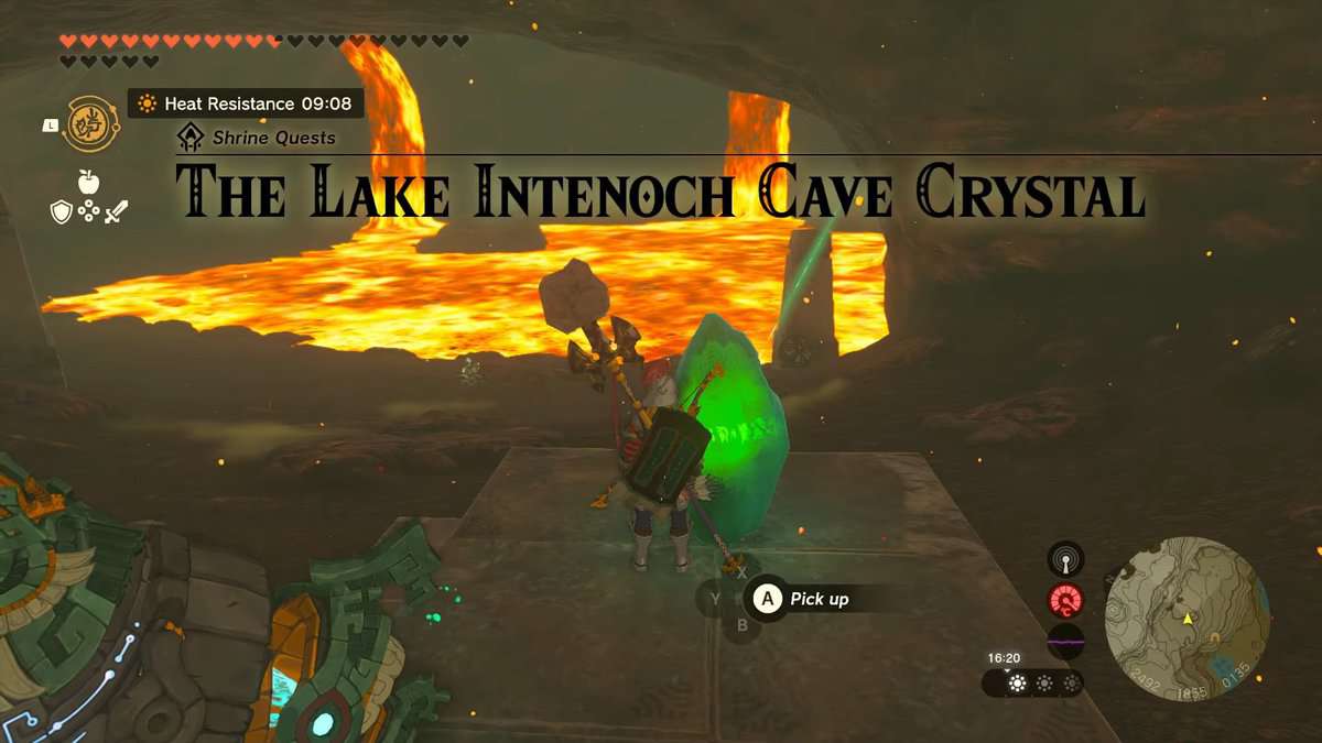 Le cristal de la grotte du lac Intenoch - Zelda : Tears Of The Kingdom