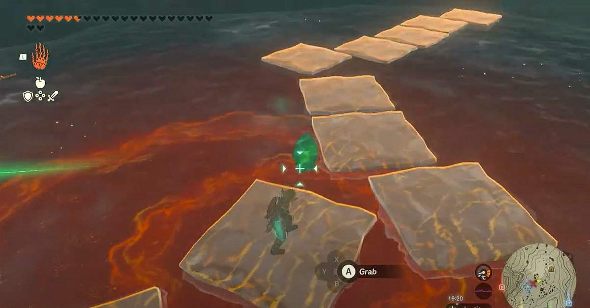 Zelda Tears of the Kingdom Le cristal de la grotte d'Hébra du nord-ouest 
