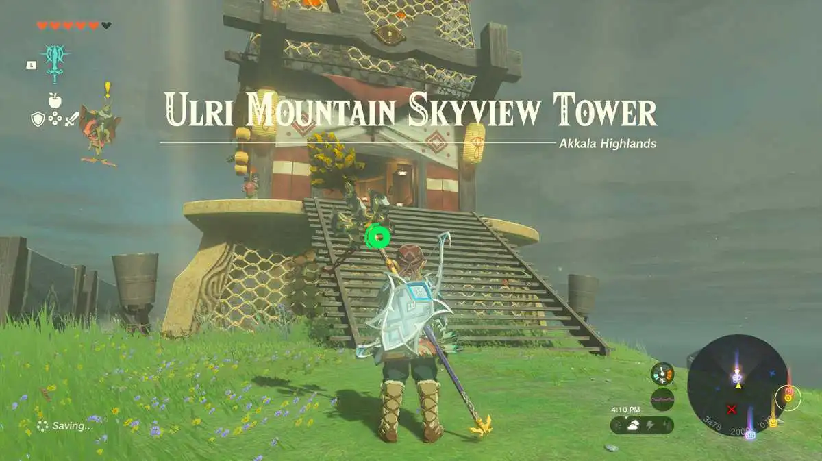 Zelda : Tears Of The Kingdom - Comment débloquer la tour Ulri Mountain Skyview