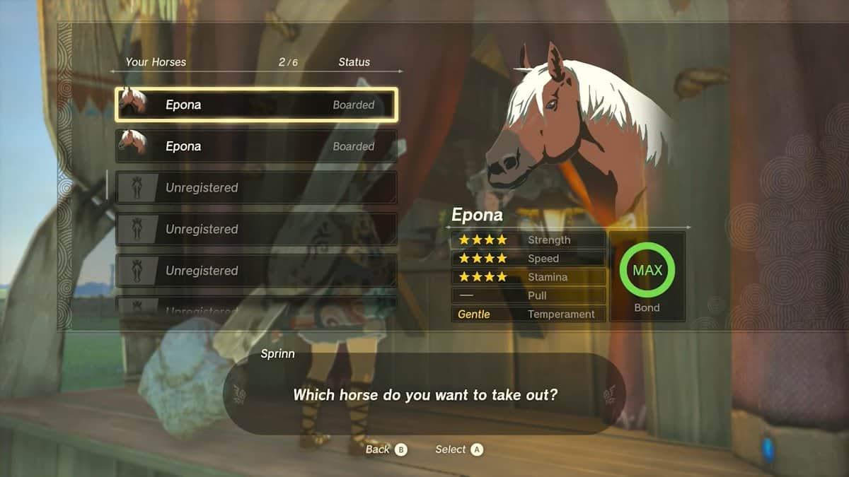 Comment obtenir Epona dans Zelda: Tears Of The Kingdom