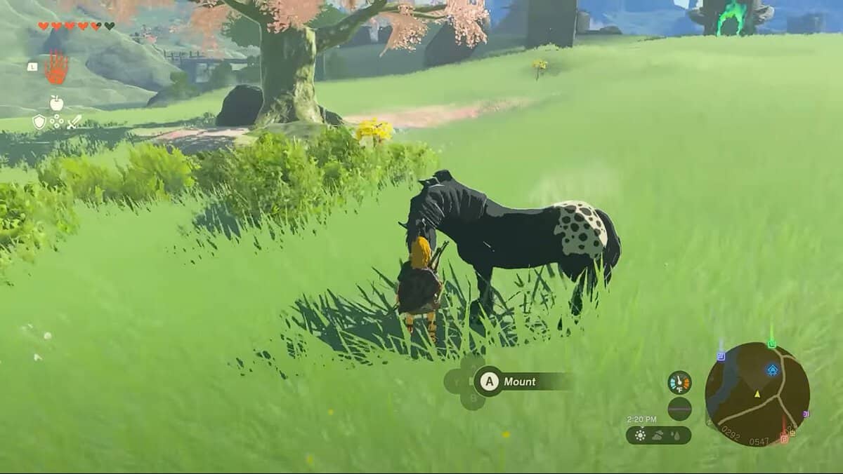 Comment nourrir les chevaux dans Zelda: Tears Of The Kingdom