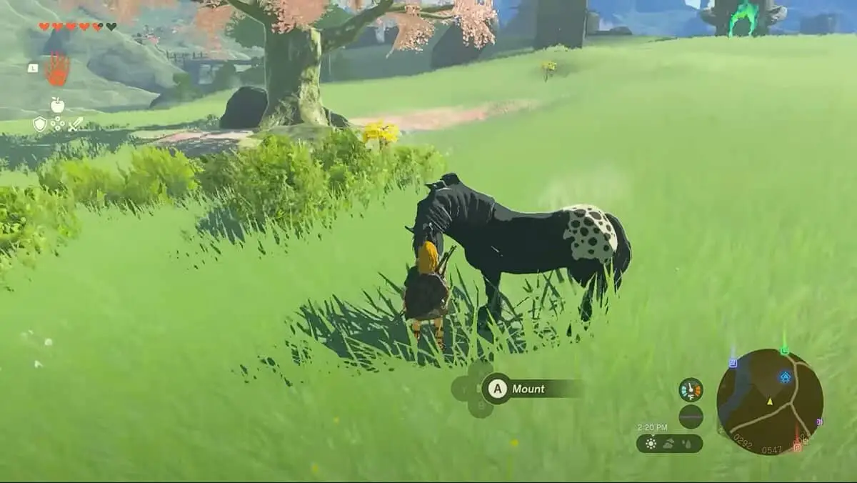 Comment nourrir les chevaux dans Zelda: Tears Of The Kingdom