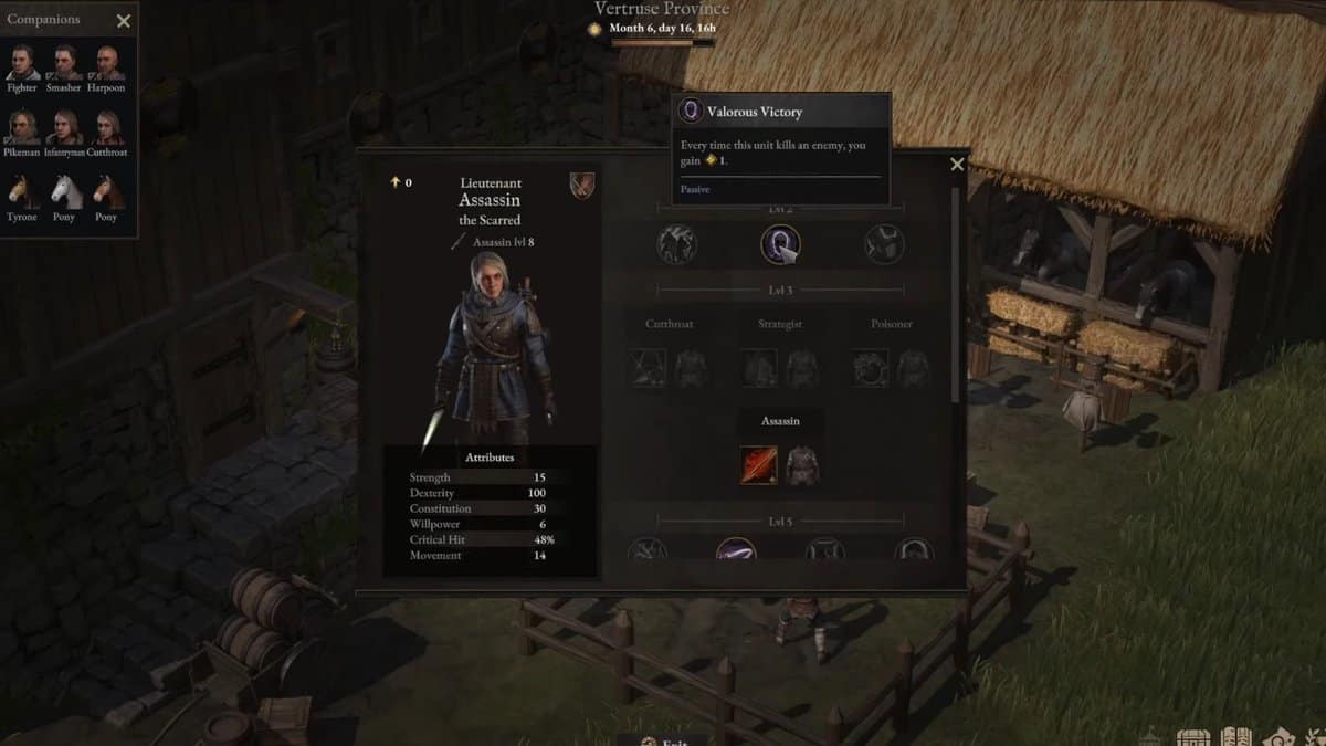 Meilleure Build du Ranger - Wartales