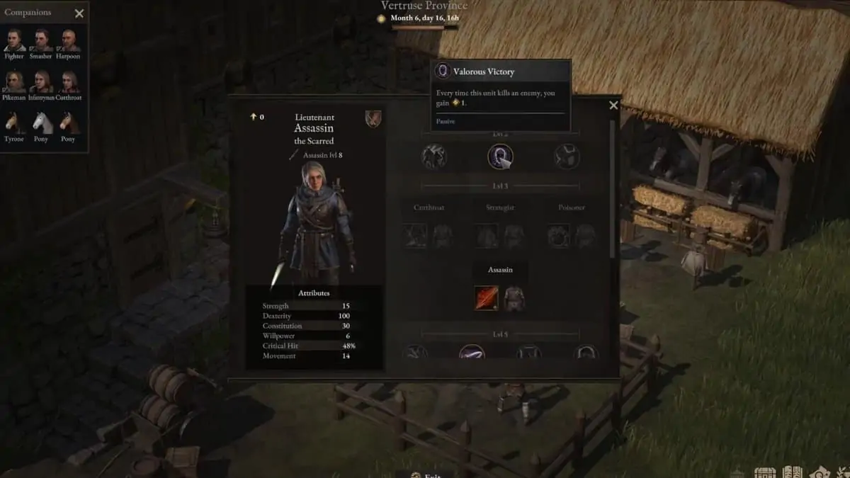 Meilleure Build du Ranger - Wartales