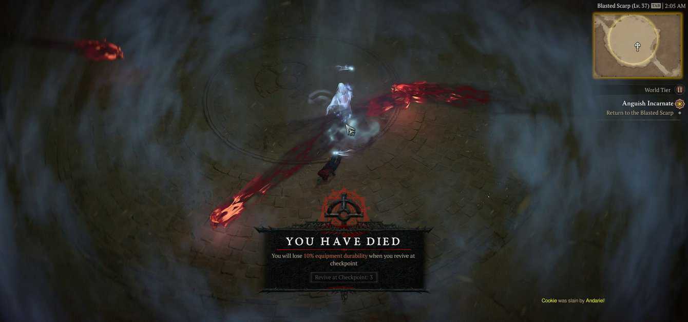 Existe-t-il une peine de mort ? - Diablo 4