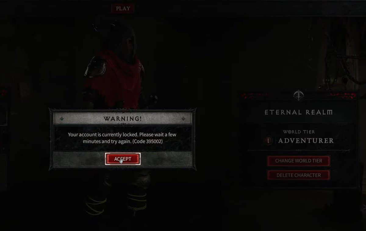 Comment réparer le code d'erreur 395002 de Diablo 4 ?