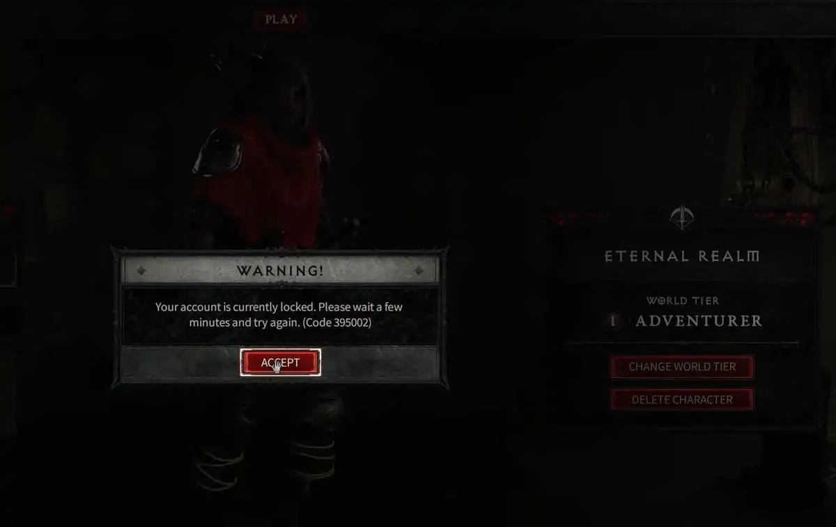 Comment réparer le code d'erreur 395002 de Diablo 4 ?