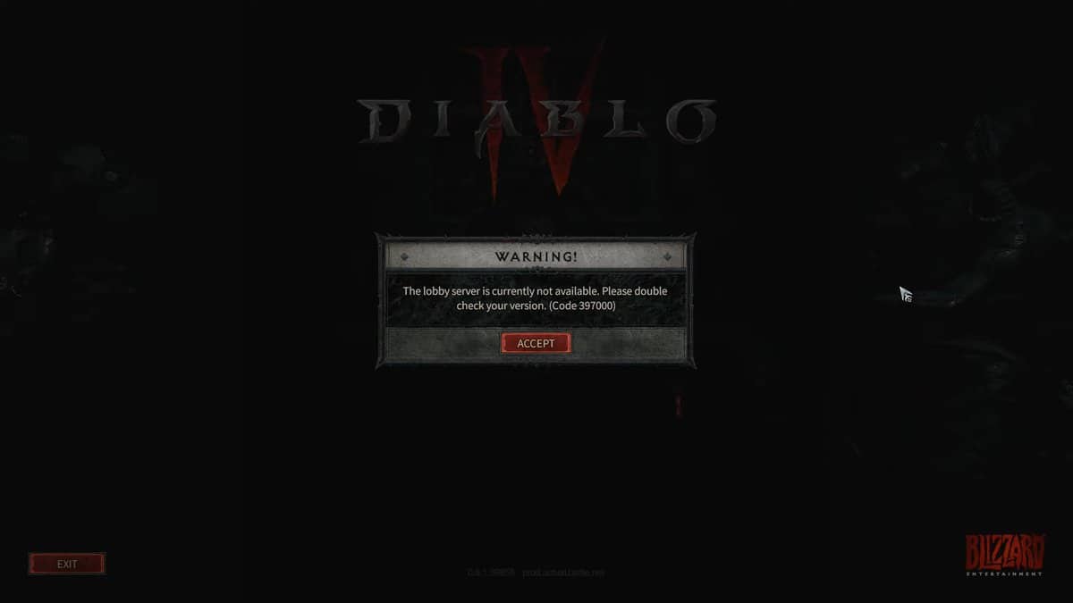 Comment réparer le code d'erreur 397000 de Diablo 4 ?