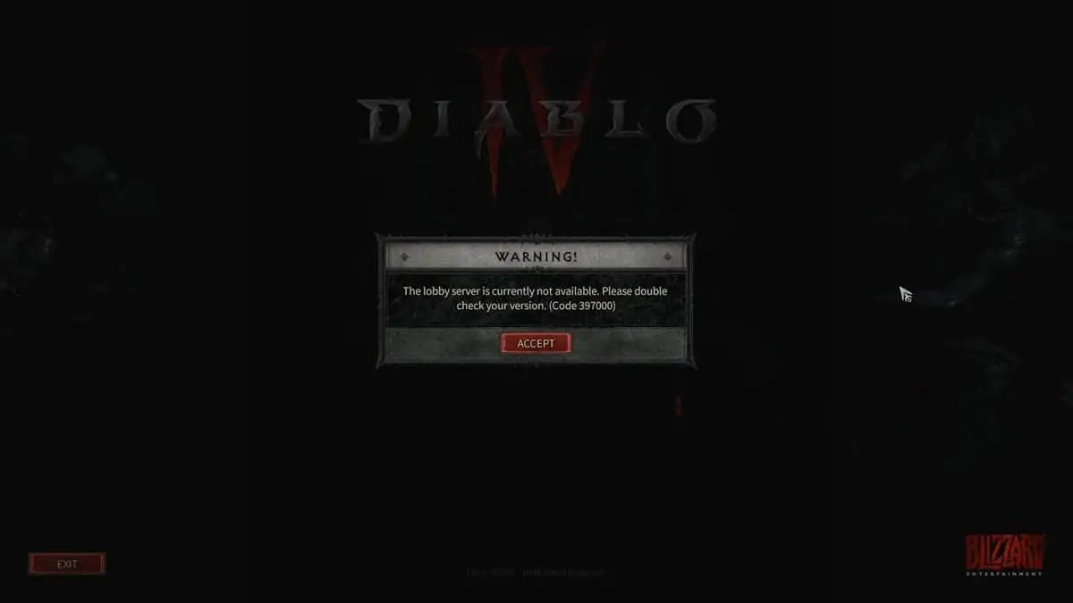 Comment réparer le code d'erreur 397000 de Diablo 4 ?