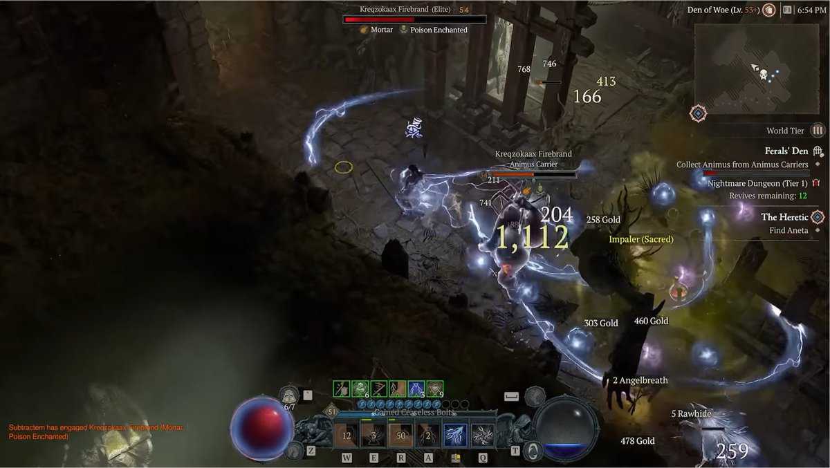 Diablo 4 : Explication du mécanisme de l'énergie crépitante