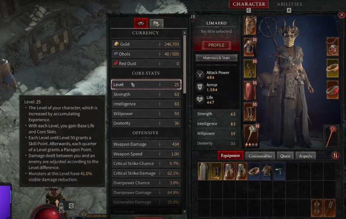 Toutes les statistiques expliquées - Diablo 4