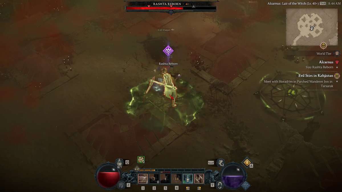Comment vaincre Rashta Reborn dans Diablo 4