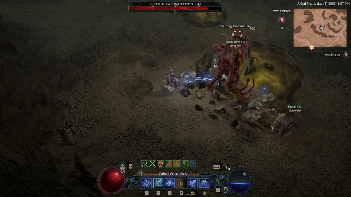 Comment gagner de la poussière rouge et des récompenses dans Diablo 4 PvP