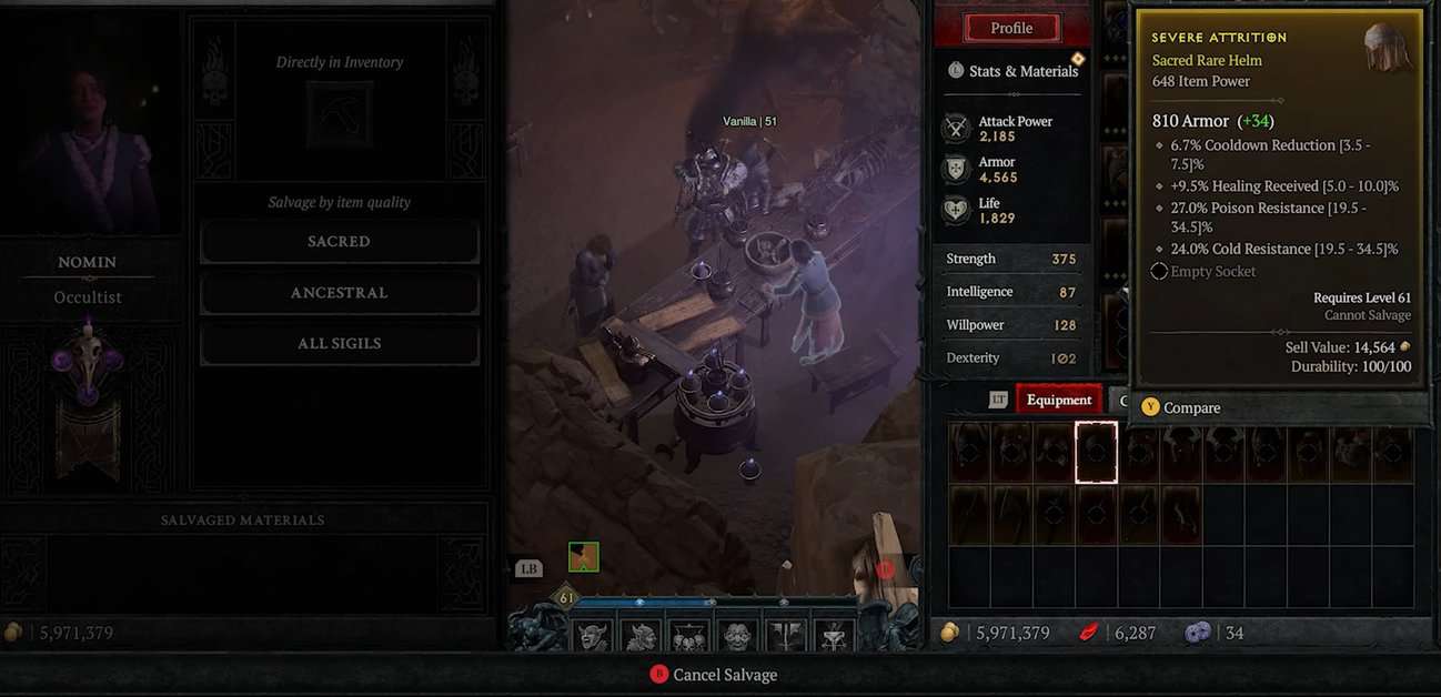 Objets ancestraux et sacrés - Diablo 4