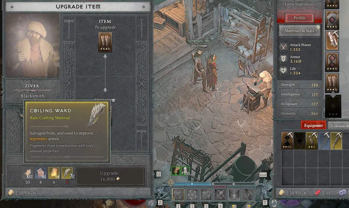 Comment obtenir le Coiling Ward - Diablo 4