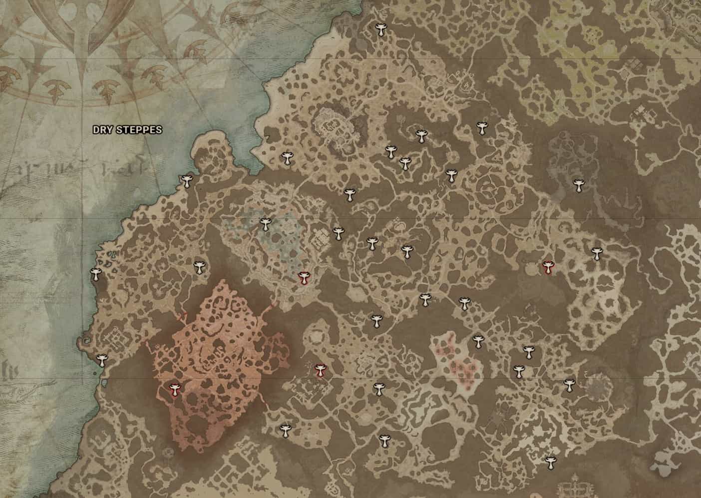 Autels de Lilith steppes arides - Diablo 4