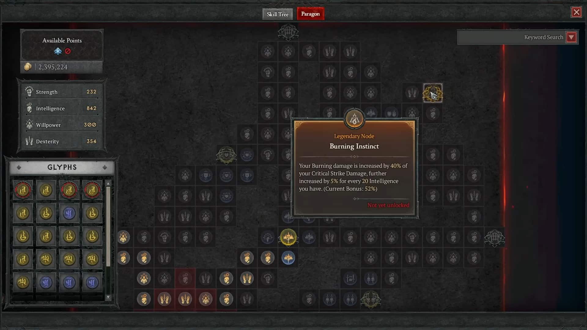 Parangon Sorcier - Diablo 4