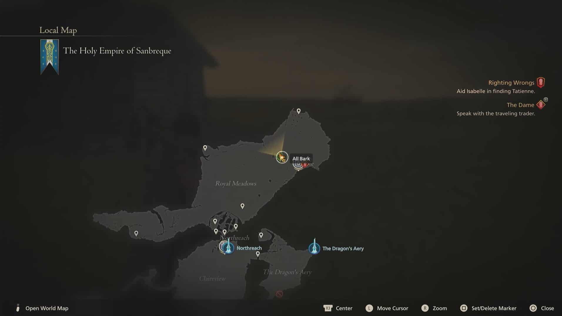Tous les emplacements de la quête Bark dans Final Fantasy 16