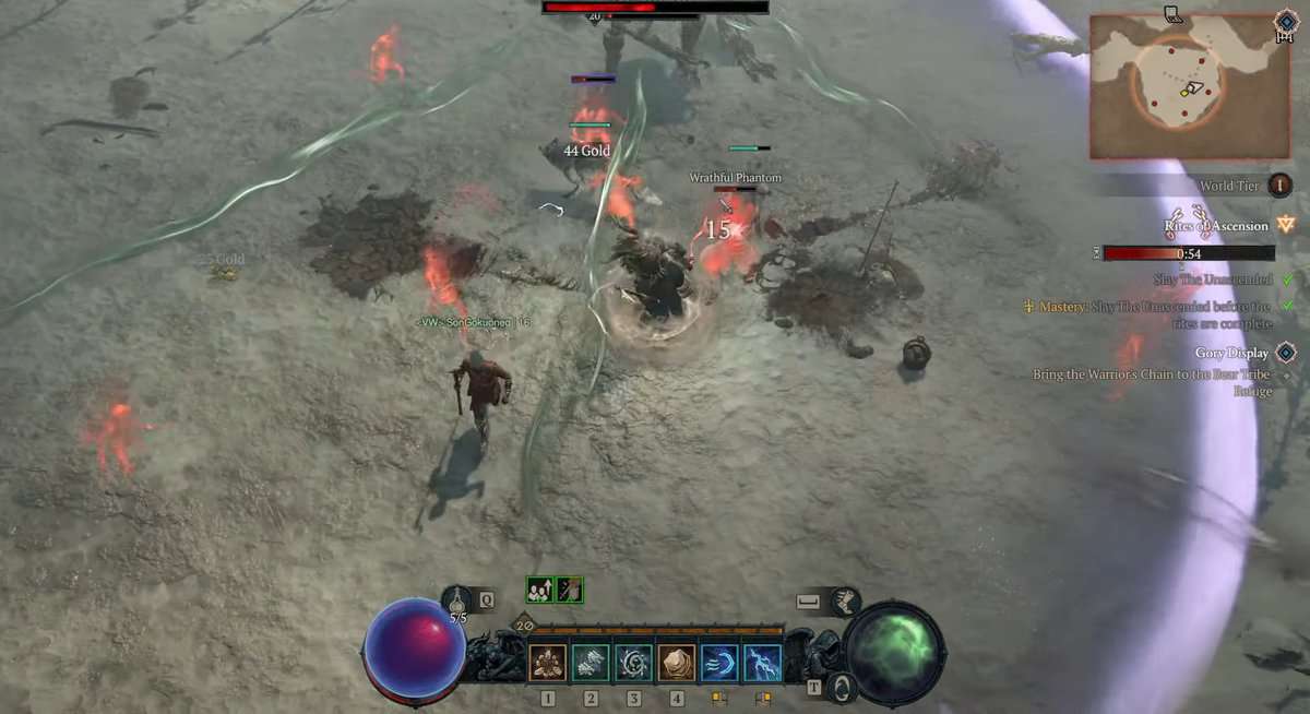 La génération de barrières de Diablo 4