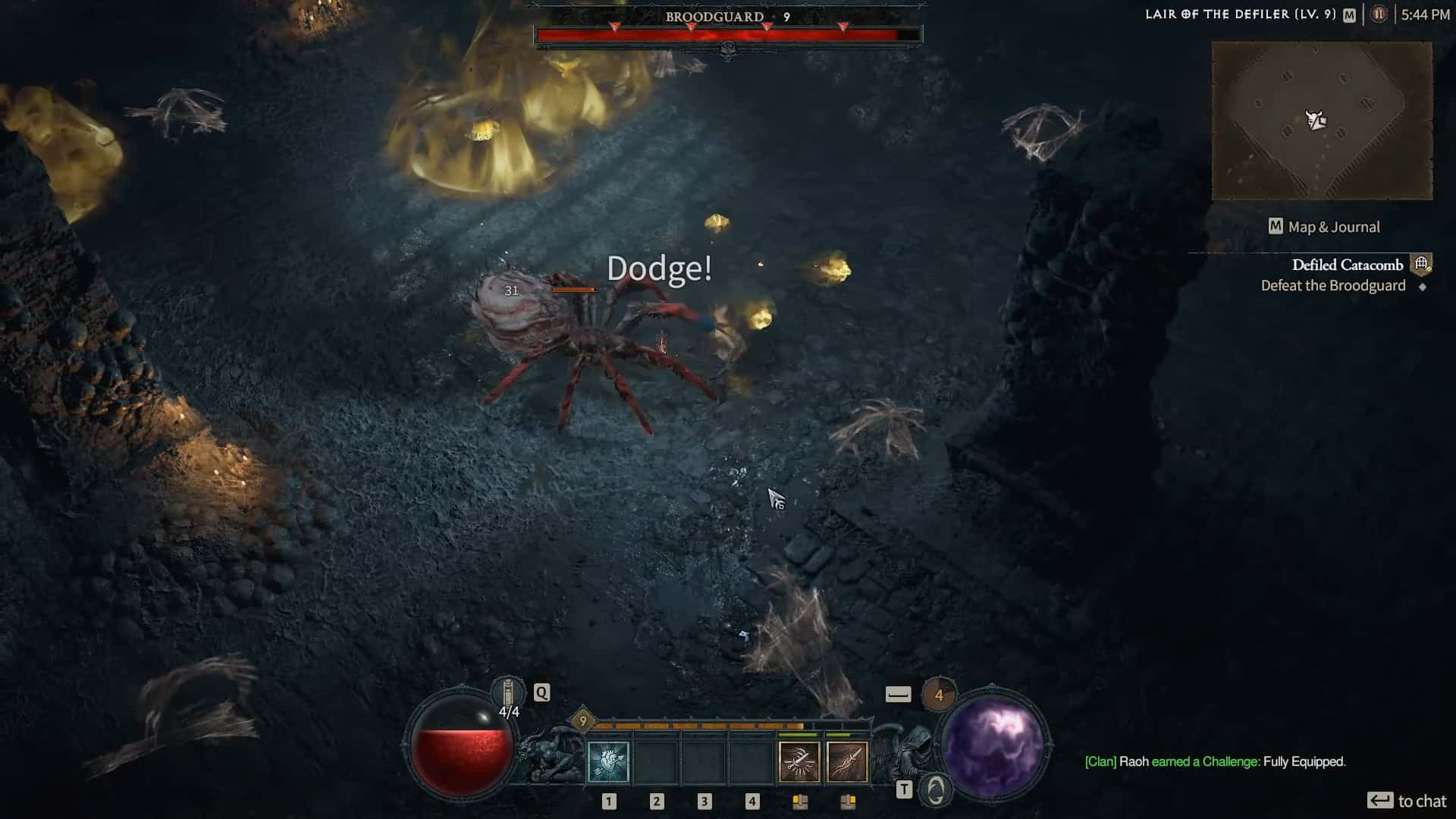 Le Boss Broodguard - Diablo 4