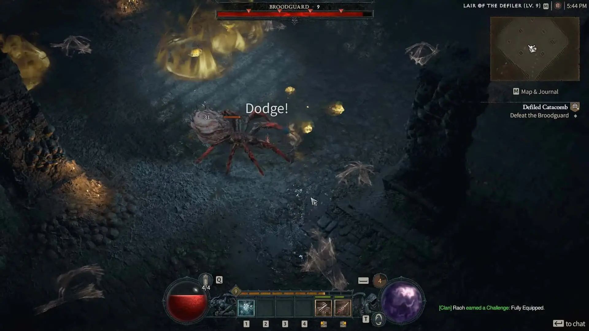 Le Boss Broodguard - Diablo 4