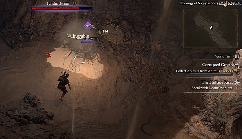 Donjon de la Grotte corrompue - Diablo 4
