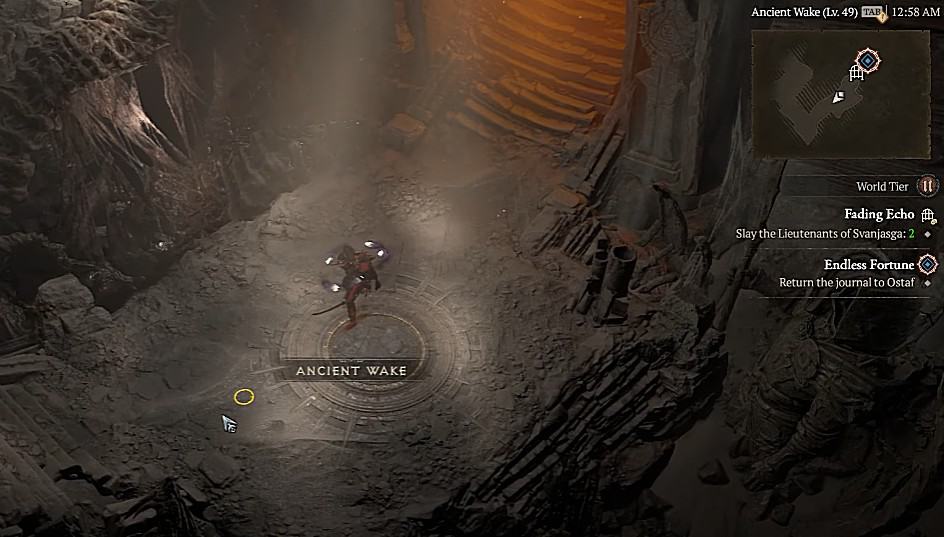 Donjon Fading Echo - Diablo 4