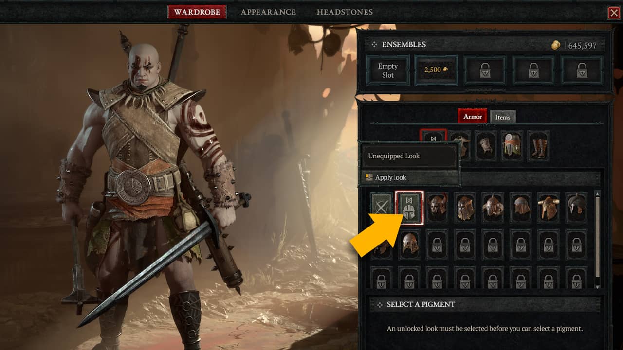 Diablo 4 Cacher Casque