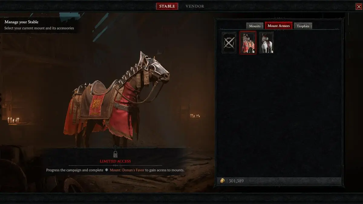 Quand obtient-on une monture dans Diablo 4 ?