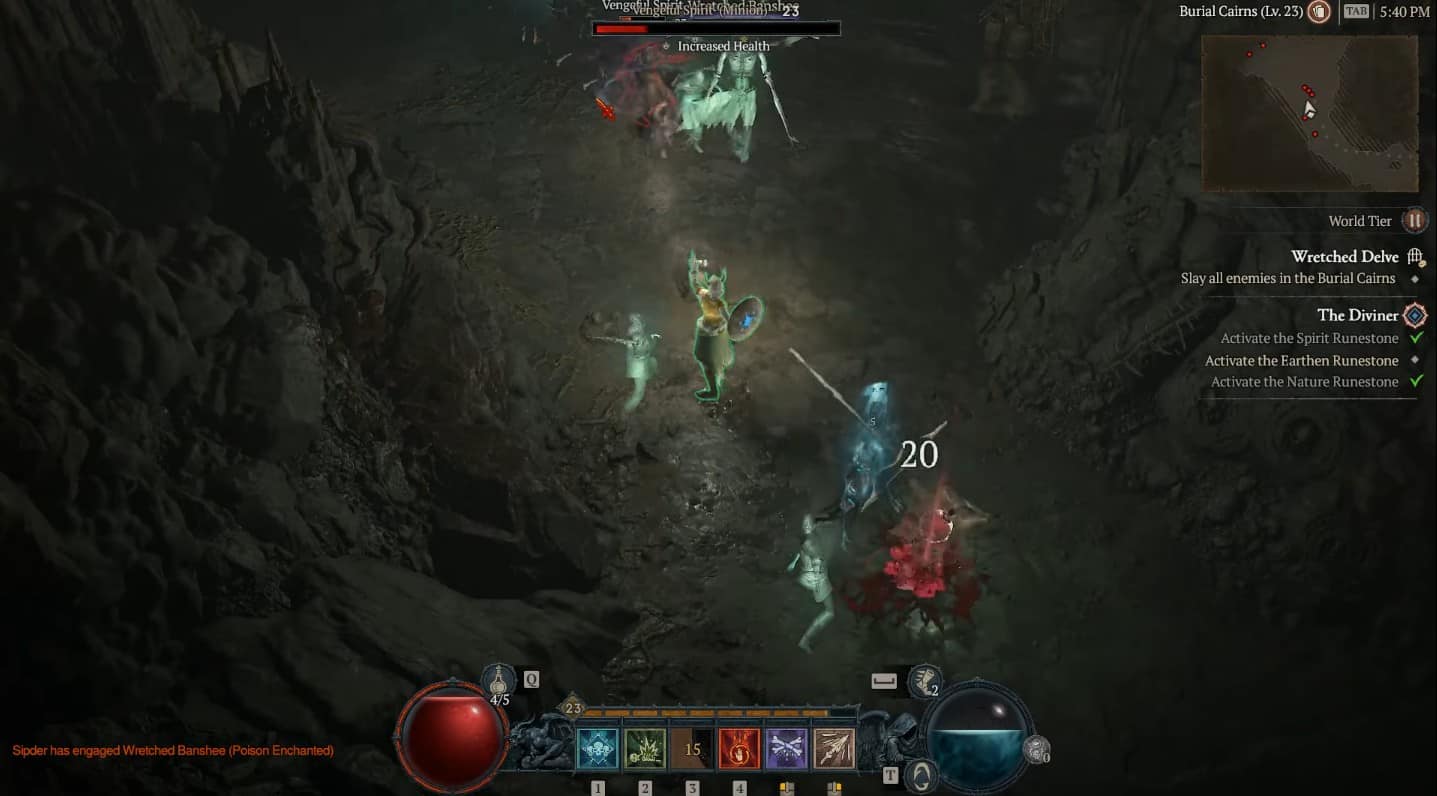 Donjon de la Fosse misérable - Diablo 4