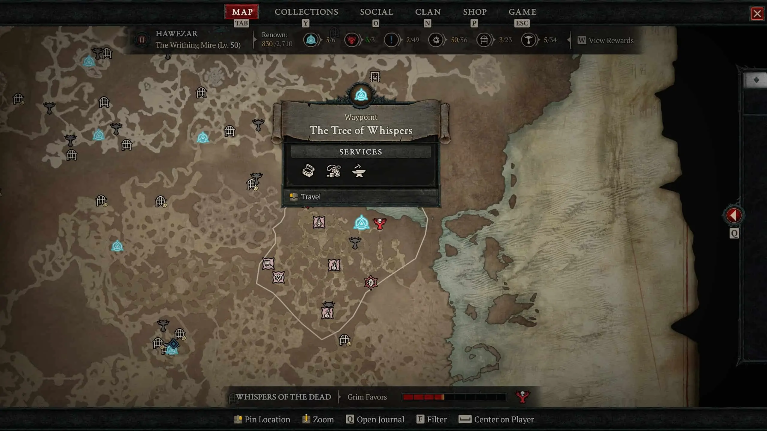 Diablo 4 Arbre des murmures