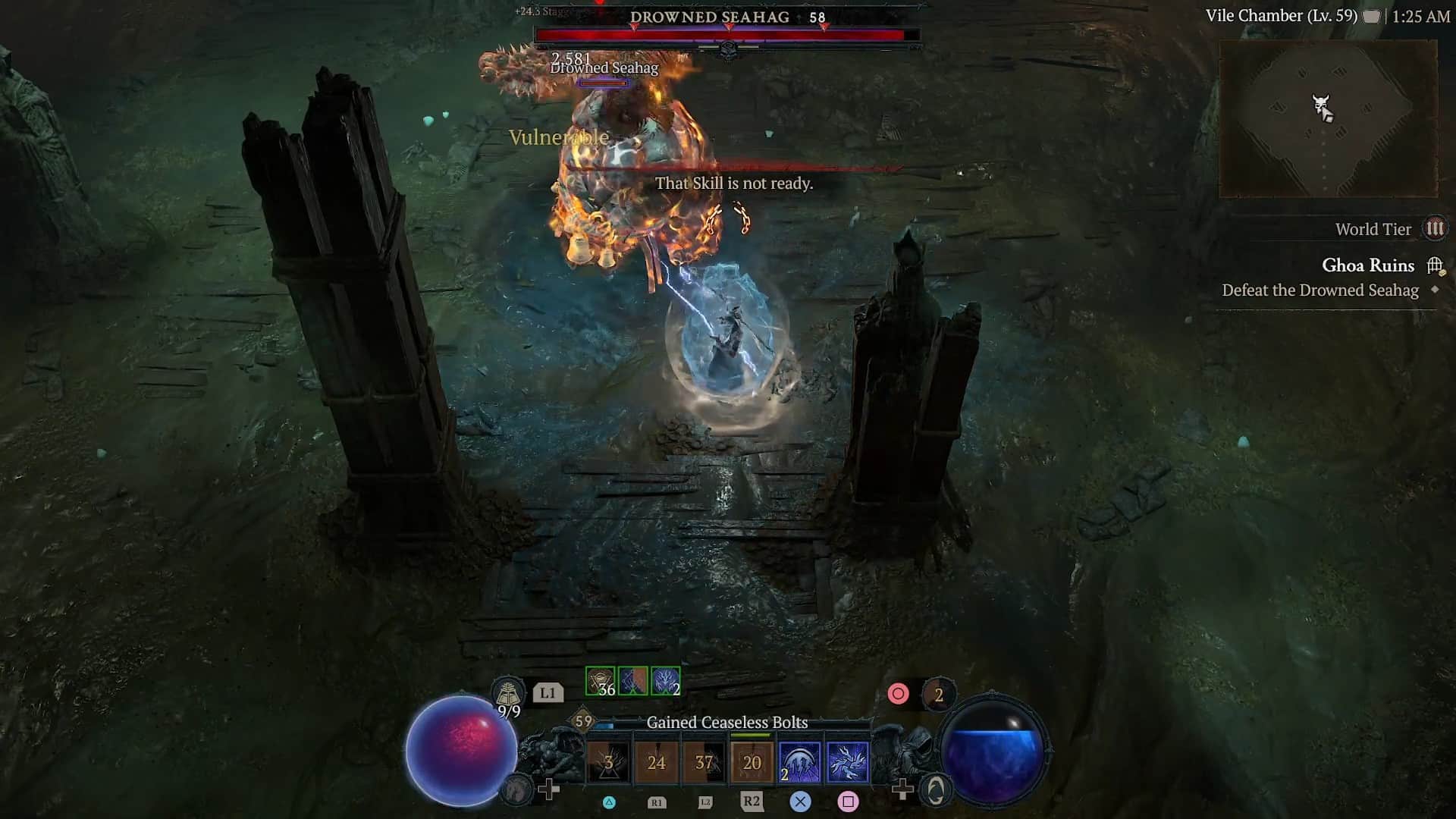 Le Boss Drowned Seahag - Diablo 4