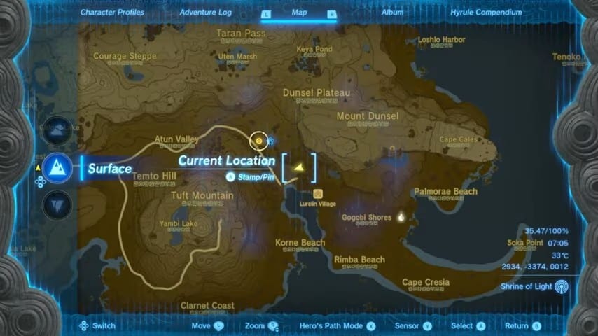 Lieu de quête du village infesté de Ruffian dans Tears of the Kingdom