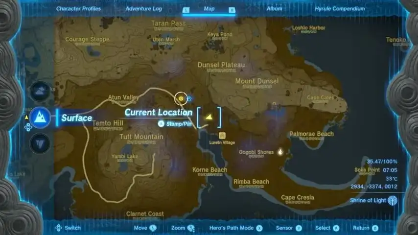 Lieu de quête du village infesté de Ruffian dans Tears of the Kingdom