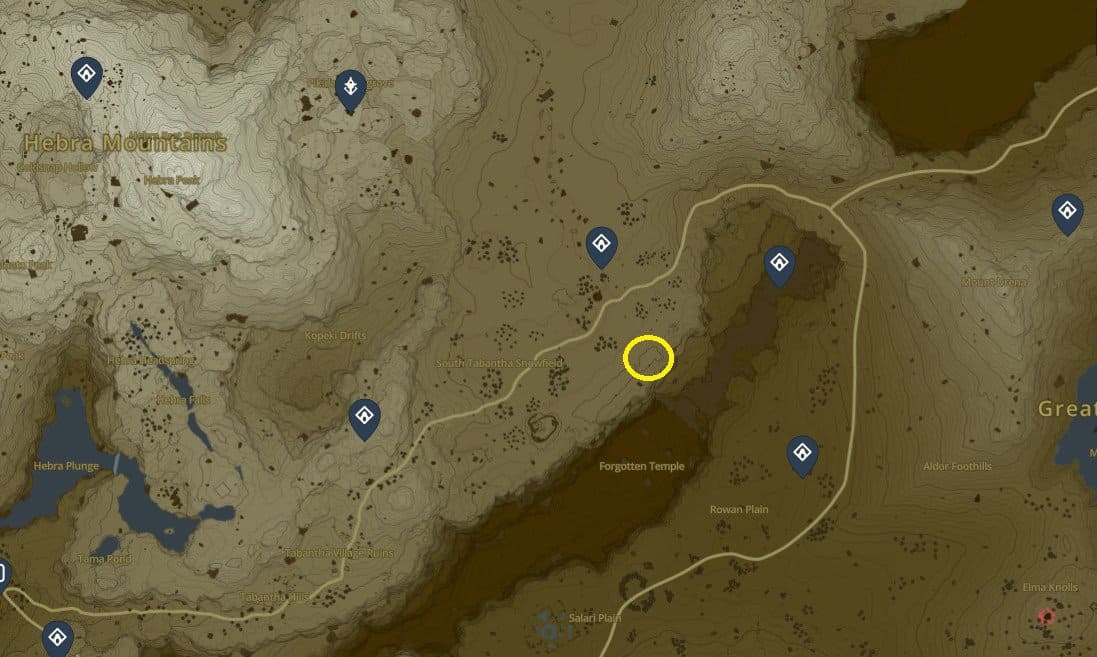 Recherchez l'emplacement 4 de Kotlin dans Tears of the Kingdom