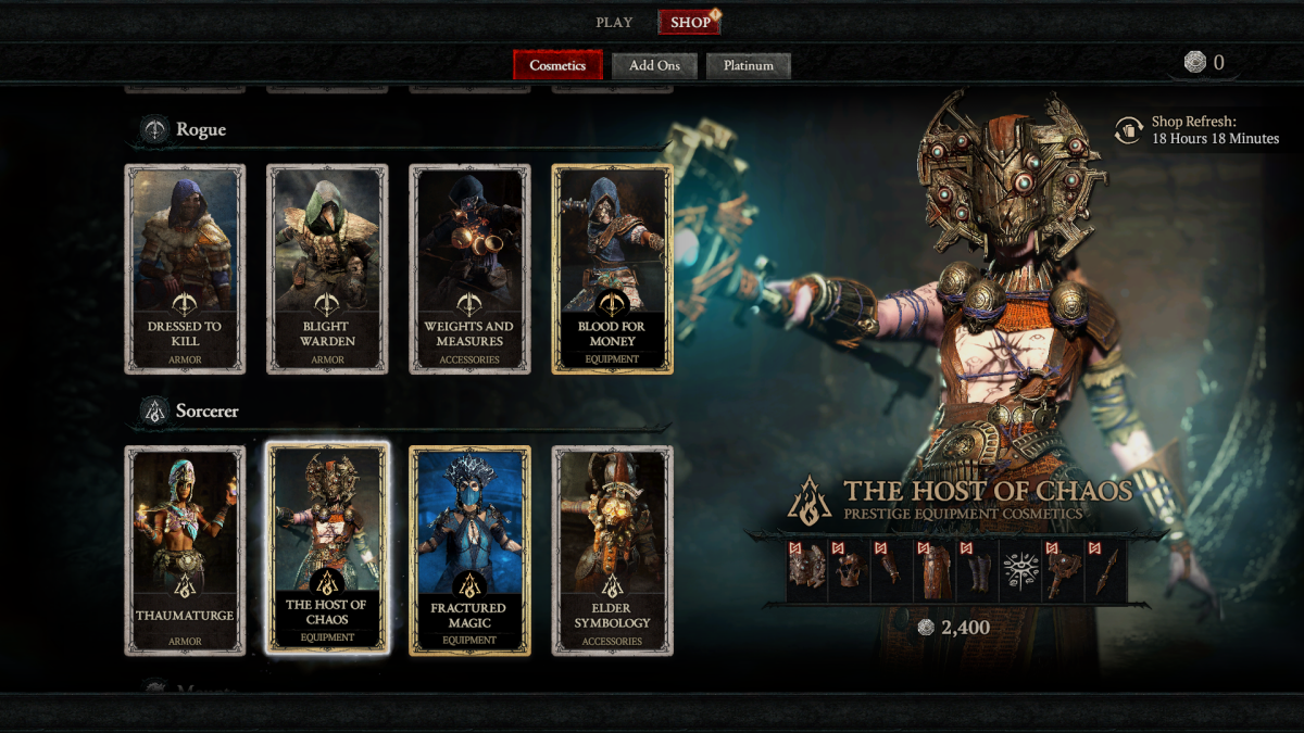 Comment obtenir l'ensemble d'armure Host of Chaos dans Diablo 4