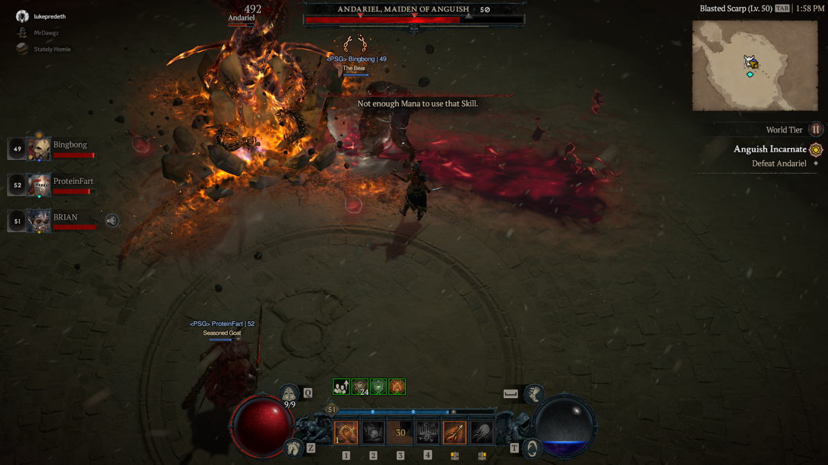 Quel est le point orange à côté des donjons dans Diablo 4 ?  Expliqué
