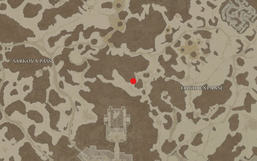 Emplacement de la quête Le secret du printemps dans Diablo 4