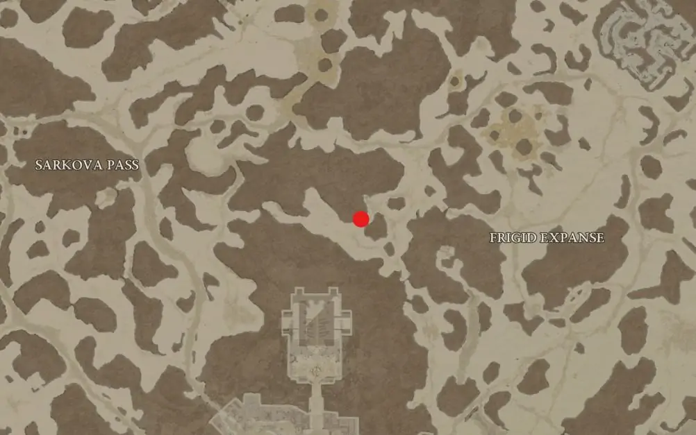 Emplacement de la quête Le secret du printemps dans Diablo 4