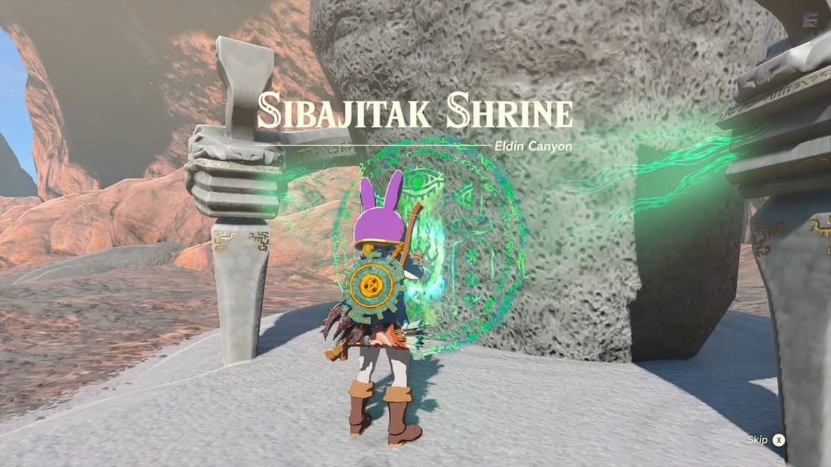 Sanctuaire de Sibajitak -  Zelda : Tears Of The Kingdom