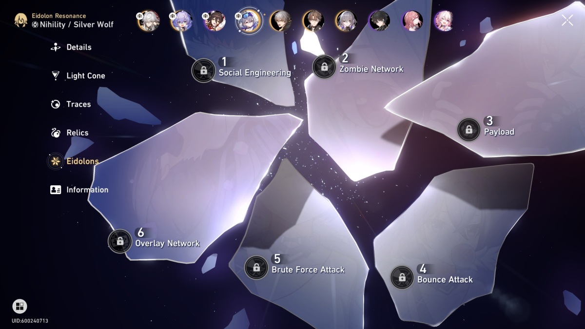 Silver Wolf Meilleure construction Honkai Star Rail 2