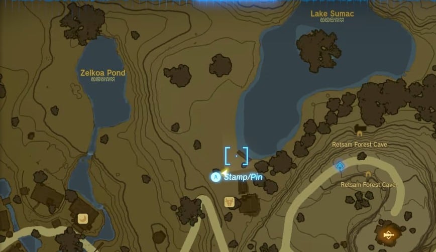 Emplacement de la quête Une lettre à Koyin dans Tears of the Kingdom